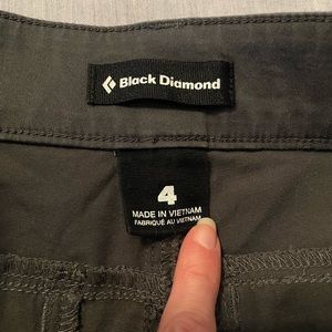 Black Diamond hiking and climbing pants size 4